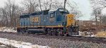 CSX 6415 is going to switch a customer.